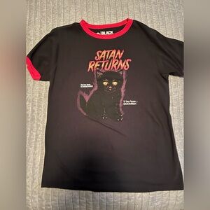 Satan Returns Cat Shirt